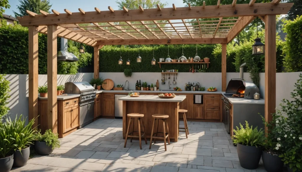 abri cuisine d'été