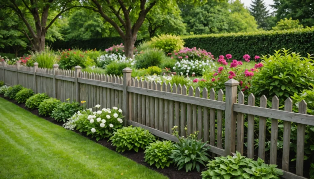 clôture jardin sans creuser